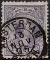 Frankeerzegel Nederland Nvph nr.44 GEBRUIKT. 