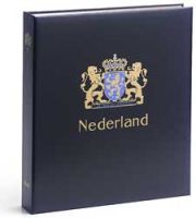 Luxe band postzegelalbum Nederland Velletjes V