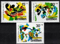 Frankeerzegels Ned.Antillen nrs.452-454 POSTFRIS