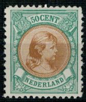 Frankeerzegel Nederland NVPH nr. 45B postfris met certificaat Vleeming