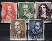 Frankeerzegel Nederland Nvph nr.490-494 Gestempeld