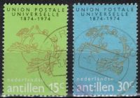 Frankeerzegels Ned.Antillen nrs.495-496 GEBRUIKT