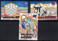 Frankeerzegels Ned.Antillen nrs.506-508 POSTFRIS