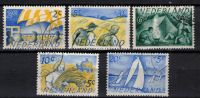 Frankeerzegels Nederland NVPH nrs. 513-517 gestempeld