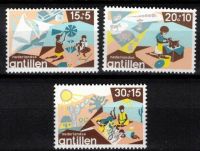 Frankeerzegels Ned.Antillen nrs.515-517 POSTFRIS