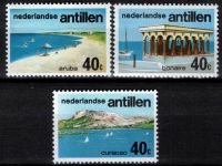 Frankeerzegels Ned.Antillen Nvph nrs.518-520 POSTFRIS