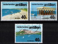 Frankeerzegels Ned.Antillen Nvph nrs.518-520 GEBRUIKT