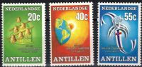 Frankeerzegels Ned.Antillen Nvph nrs.548-550 POSTFRIS