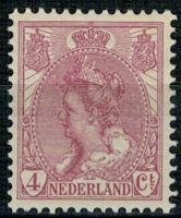 Frankeerzegel Nederland Nvph nr.58 Postfris