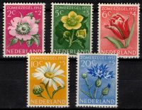 Frankeerzegels Nederland NVPH nrs. 583-587 postfris 