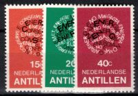 Frankeerzegels Ned.Antillen Nvph nrs.588-590 POSTFRIS