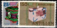 Frankeerzegels Ned.Antillen Nvph nrs.652-653 POSTFRIS