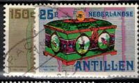 Frankeerzegels Ned.Antillen Nvph nrs.652-653 GEBRUIKT