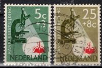 Frankeerzegels Nederland Nvph 662 en 665 GESTEMPELD