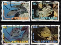 Frankeerzegels Ned.Antillen Nvph nrs.723-726 GEBRUIKT