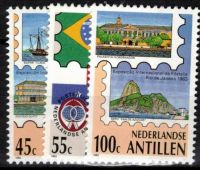 Frankeerzegels Ned.Antillen Nvph nrs.743-745 POSTFRIS