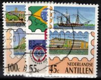 Frankeerzegels Ned.Antillen Nvph nrs.743-745 GEBRUIKT