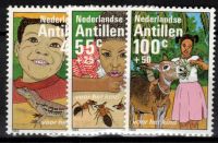 Frankeerzegels Ned.Antillen Nvph nrs.750-752 POSTFRIS
