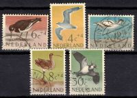 Frankeerserie Nederland NVPH nr. 752-756 gestempeld