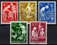 Frankeerserie Nederland NVPH nrs. 779-783 gestempeld