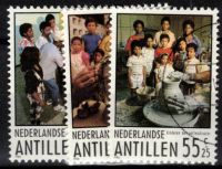 Frankeerzegels Ned.Antillen Nvph nrs. 840-842 GEBRUIKT