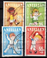Frankeerzegels Ned.Antillen Nvph nrs. 850-853 GEBRUIKT