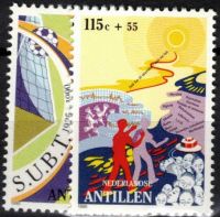 Frankeerzegels Ned.Antillen Nvph nrs.947-948 POSTFRIS