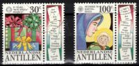 Frankeerzegels Ned.Antillen Nvph nrs.965-966 GEBRUIKT