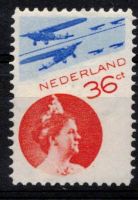 Luchtpostzegel Nederland Nvph nr.9 ONGEBRUIKT