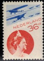 Luchtpostzegel Nederland Nvph nr.9Ab POSTFRIS Certificaat H.Vleeming