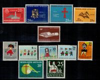 Frankeerzegels Ned.Antillen POSTFRIS Nvph Jaargang 1963