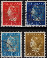 Dienstzegels Nederland NVPH nrs. D16-D19 gestempeld