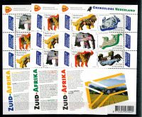 Grenzeloos Nederland - Zuid-Afrika 2011 NVPH nrs V2844-2849 a-b-c postfris