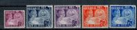 Frankeerzegels Ned.Indie Nvph nr.221-225 Postfris