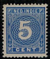 Frankeerzegel Ned.Indie Nvph nr.22 Postfris