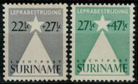 Luchtpostzegels Ned.Suriname Nvph nr.LP29-30 Ongebruikt