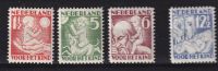 Frankeerzegel Nederland NVPH nrs 232-235 ongebruikt