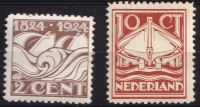 Frankeerzegels Nederland NVPH nrs. 139-140 ongebruikt