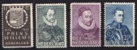 Frankeerzegels Nederland Nvph nrs. 252-255 ongebruikt