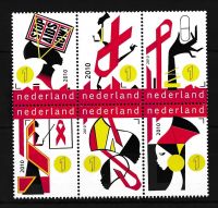 Frankeerzegels Nederland NVPH nrs. 2770-2775 postfris