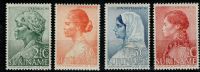 Frankeerzegels Ned.Suriname NVPH nrs. 190-193 postfris
