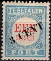Portzegel Nederland Nvph nr.27 Type III ONGEBRUIKT