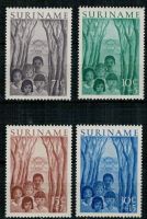 Frankeerzegels Ned.Suriname NVPH nrs. 312-315 Postfris