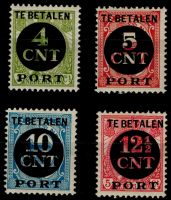 Portzegels Nederland NVPH nr.P65-P68 Postfris