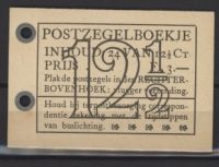 Postzegelboekje Nederland NVPH nr. PZ52 met Vleeming attest