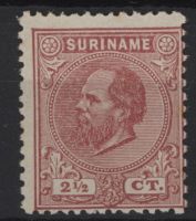 Frankeerzegels Ned.Suriname NVPH nr. 3C ongebruikt