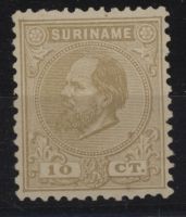 Frankeerzegels Ned.Suriname NVPH nr. 6B ongebruikt