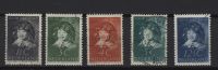 Frankeerzegels Nederland NVPH nrs. 300-304 gestempeld