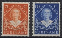 Frankeerzegels Ned.Suriname NVPH nrs. 276-277 postfris