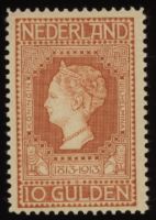 Frankeerzegel Nederland NVPH nr. 101B ongebruikt met certificaat Vleeming